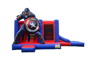 Vend château gonflable Captain America