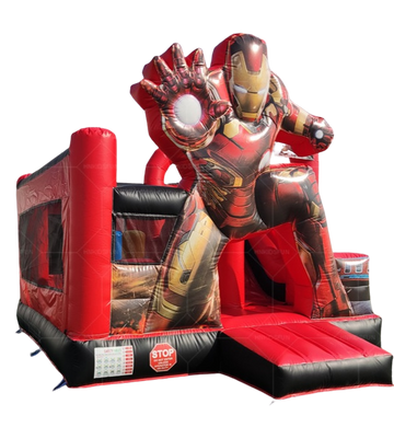 Vend Château gonflable Iron man