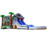 Location château gonflable jungle toboggan aquatique