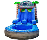 Location château gonflable jungle toboggan aquatique